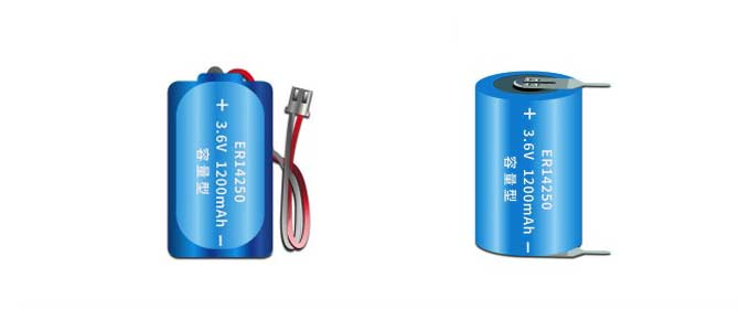 ER14250 1/2AA 3.6V設(shè)備儀器PLC鋰電池 鋰亞硫酰氯電池 鋰亞電池
